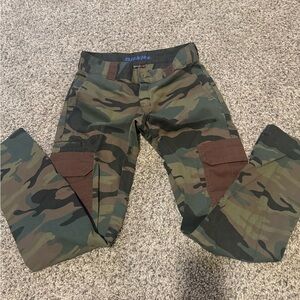 Dickies Men's Green Camouflage Cargo Pants